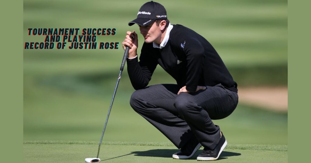 Tournament Success and Playing Record of Justin Rose